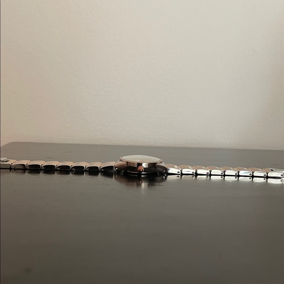 A New Day Women's 2 Tone Rose Gold/Silver Adjustable Bracelet Watch - Picture 3 of 3